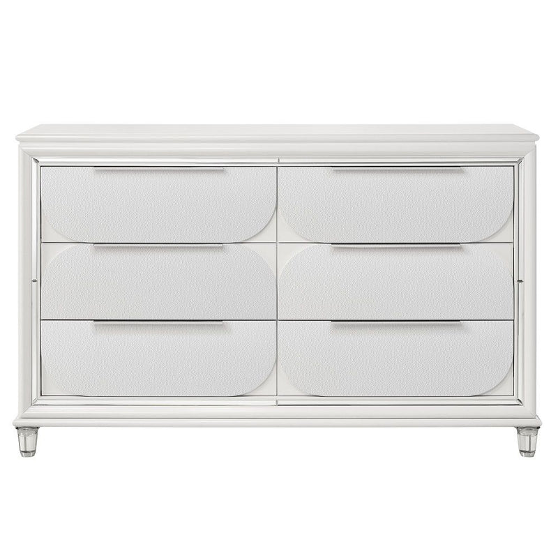 Tarian - Dresser - Pearl White - R&R Furniture Gallery (Fountain Valley, CA)