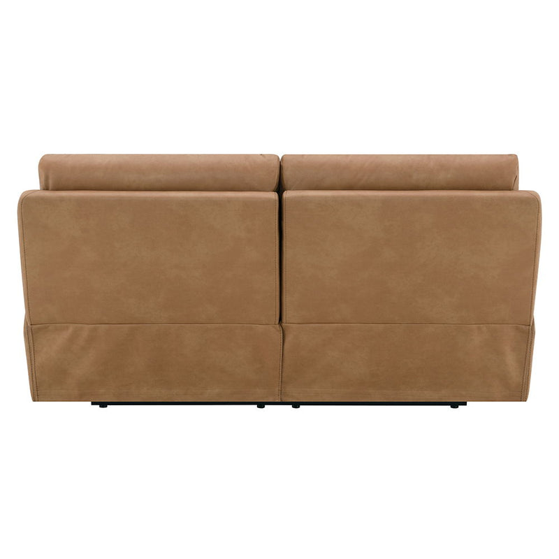 Chavis - Power Motion Loveseat With USB & Power Headrest - Brown - R&R Furniture Gallery (Fountain Valley, CA)