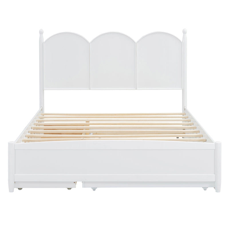 Platform Bed With With 2 Big Drawers And Trundle - R&R Furniture Gallery (Fountain Valley, CA)
