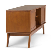 Draper - Handcrafted Mid Century Low TV Media Stand - R&R Furniture Gallery (Fountain Valley, CA)