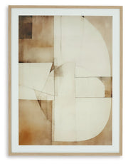Corlain - Wall Art - Brown / Tan / White - R&R Furniture Gallery (Fountain Valley, CA)