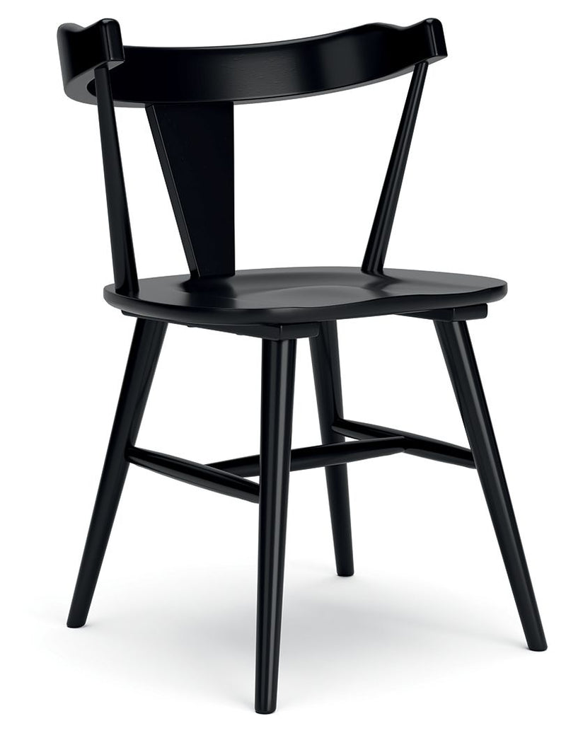 Gretlynn - Dining Room Side Chair (Set of 2) - Black - R&R Furniture Gallery (Fountain Valley, CA)