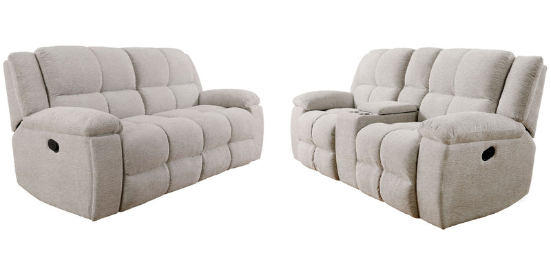 Buster - Manual Glider Reclining Sofa Set - R&R Furniture Gallery (Fountain Valley, CA)