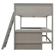 Loft Bed With Shelves With Desk - R&R Furniture Gallery (Fountain Valley, CA)