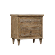 2 Drawer Nightstand - Taupe - R&R Furniture Gallery (Fountain Valley, CA)