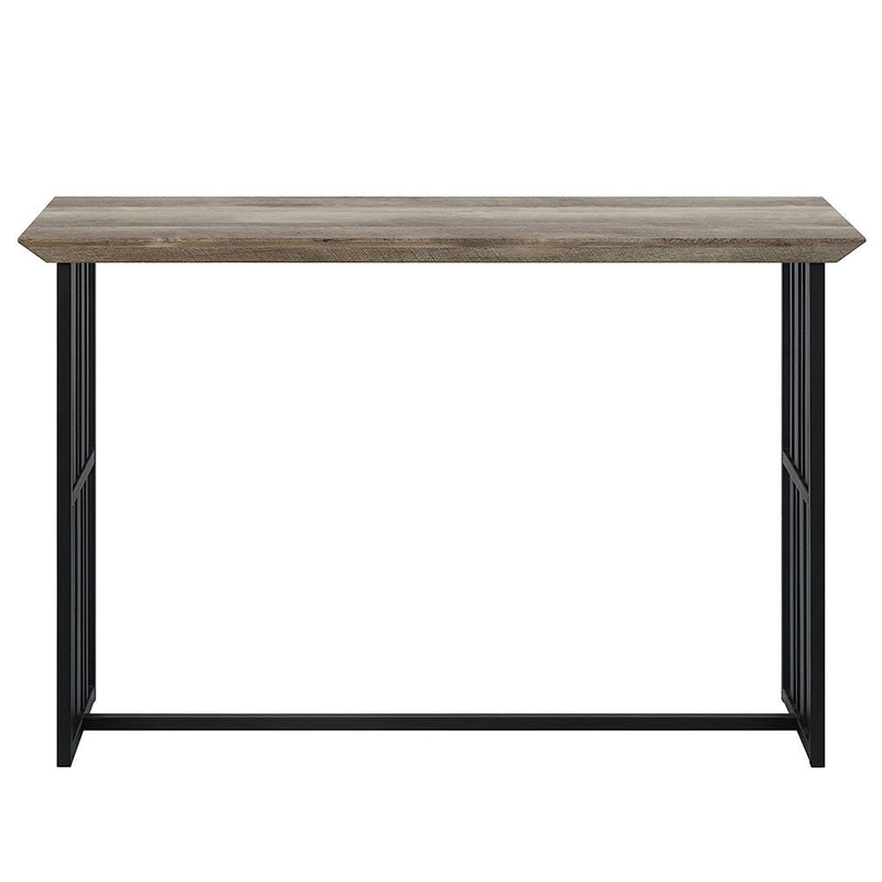 Zudora - Sofa Table - Antique Oak & Black - R&R Furniture Gallery (Fountain Valley, CA)