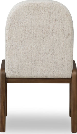 Xolani Chenille Upholstered Dining Chair in Chinchilla and Impala