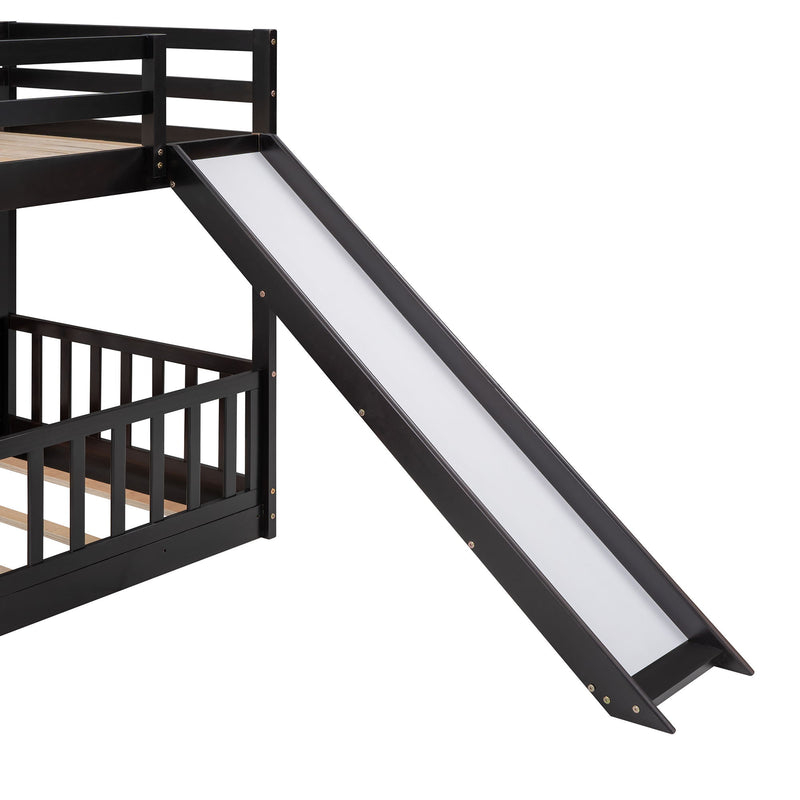 Bunk Bed With Convertible Ladder And Slide - R&R Furniture Gallery (Fountain Valley, CA)