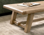 Valen - Reclaimed Wood Coffee Table - Sand Washed - R&R Furniture Gallery (Fountain Valley, CA)