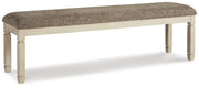 Bolanburg - Extra Large UPH DRM Bench - Brown / Beige - R&R Furniture Gallery (Fountain Valley, CA)