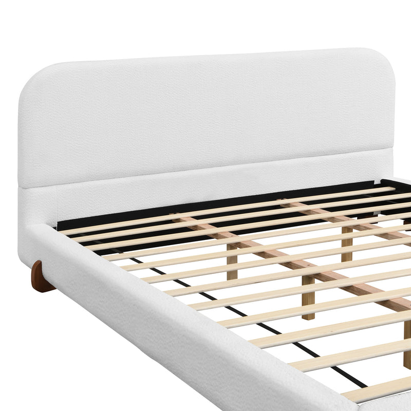 Elegant Upholstered Bed Frame - R&R Furniture Gallery (Fountain Valley, CA)