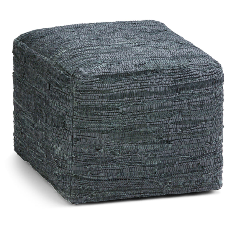 Fredrik - Handcrafted Square Pouf - R&R Furniture Gallery (Fountain Valley, CA)