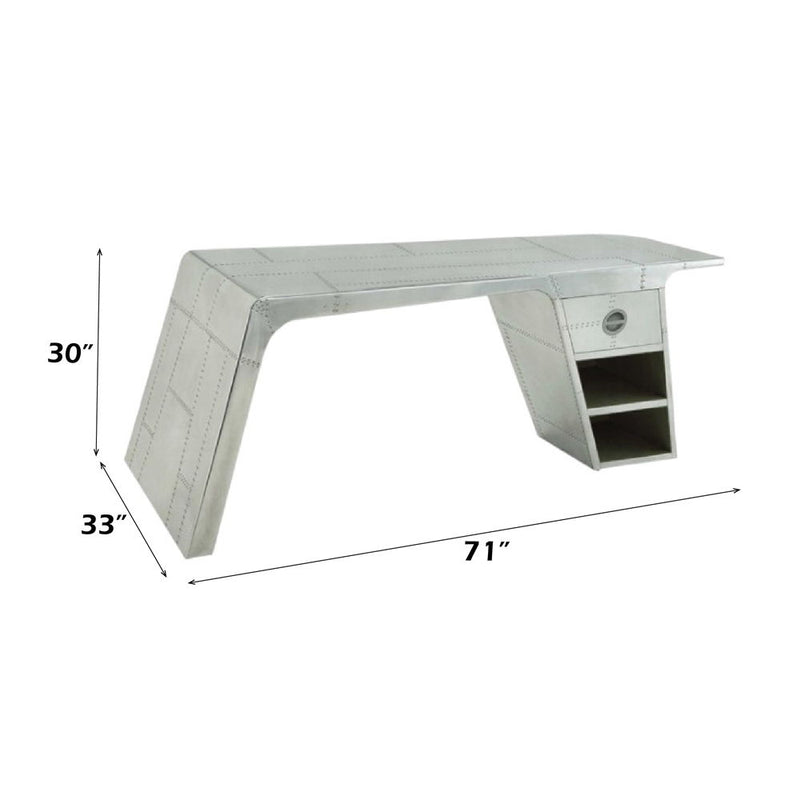 Brancaster - Writing Desk - Metallic - R&R Furniture Gallery (Fountain Valley, CA)