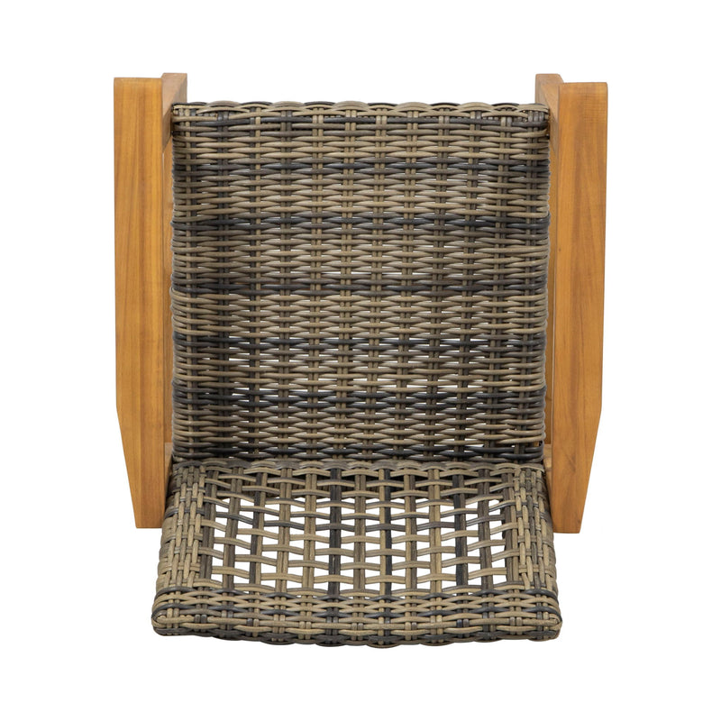 Outdoor Dining Chair Acacia Wood Frame (Set of 2) - R&R Furniture Gallery (Fountain Valley, CA)