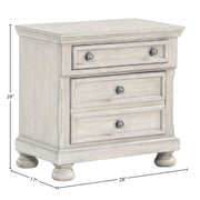 Nightstand Two Storage Drawers - R&R Furniture Gallery (Fountain Valley, CA)