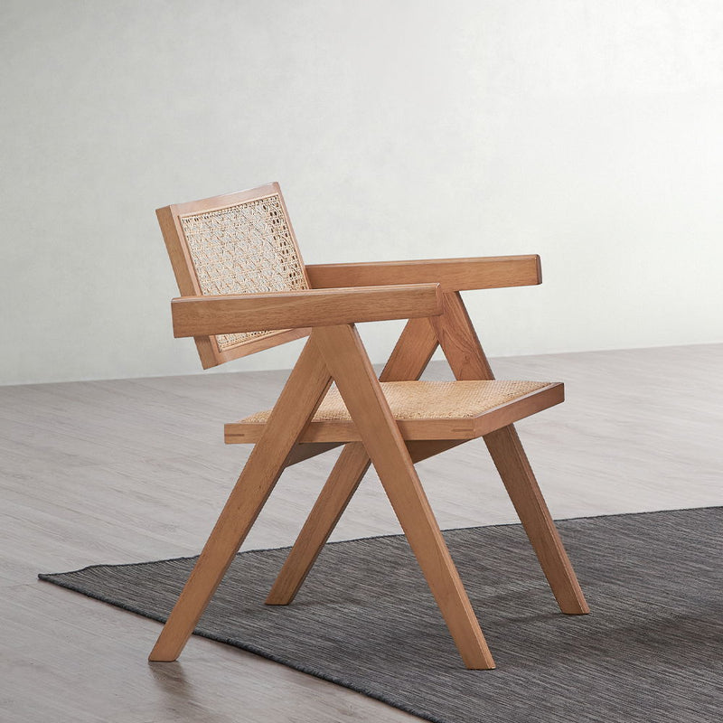 Velentina - Arm Chair (Set of 2) - Rattan & Natural - R&R Furniture Gallery (Fountain Valley, CA)