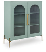 Adwen - Accent Cabinet - Light Green - R&R Furniture Gallery (Fountain Valley, CA)