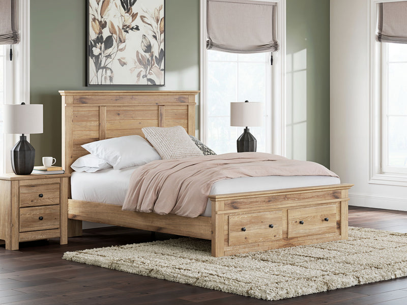 Makidern - Panel Storage Bed With Storage Footboard - R&R Furniture Gallery (Fountain Valley, CA)