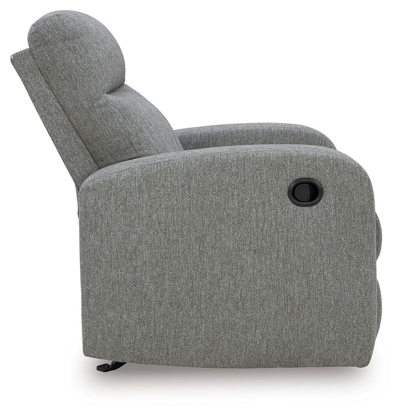 Gauntlet - Rocker Recliner - Sterling - R&R Furniture Gallery (Fountain Valley, CA)