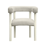 Jackie - Outdoor Textured Dining Chair - Cream - R&R Furniture Gallery (Fountain Valley, CA)