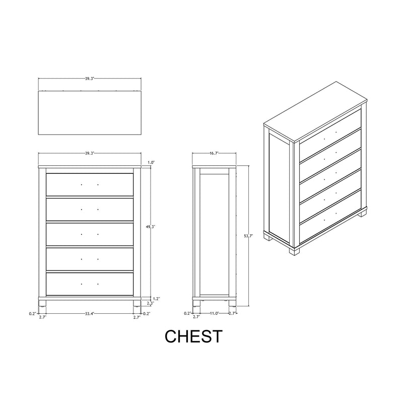 Augusta - Chest - Beige Brown - R&R Furniture Gallery (Fountain Valley, CA)