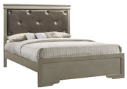 Chic Elegantly Designed Transitional Bed - R&R Furniture Gallery (Fountain Valley, CA)