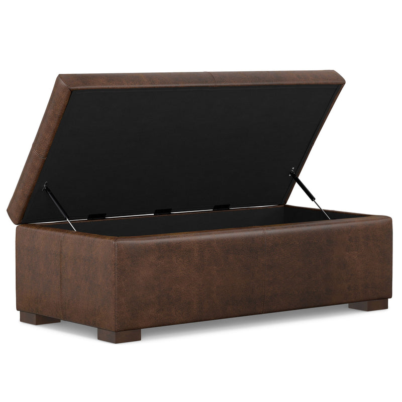 Gabbie - Coffee Table Upholstered Storage Ottoman - R&R Furniture Gallery (Fountain Valley, CA)