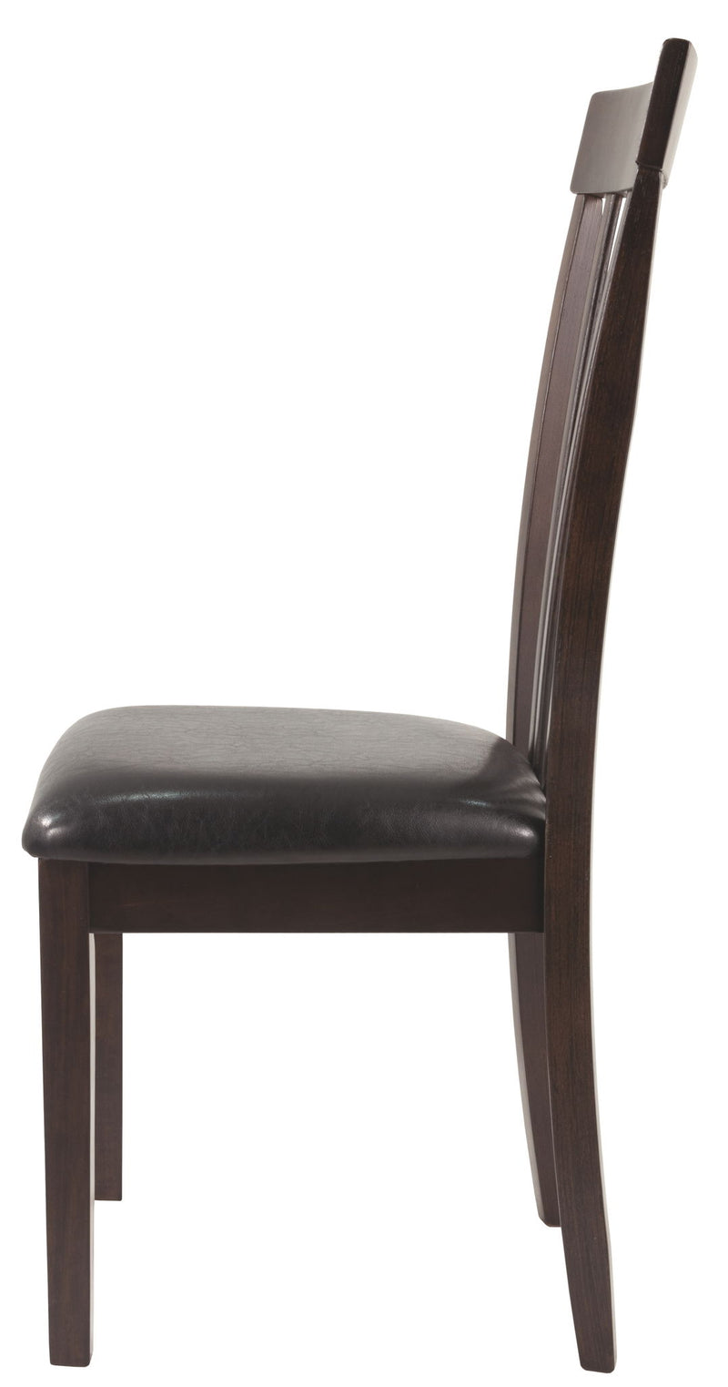 Hammis - Dining UPH Side Chair (Set of 2) - Dark Brown - R&R Furniture Gallery (Fountain Valley, CA)