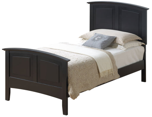 Elegant Glory Furniture panel bed for cozy spaces, featuring a stylish headboard and wooden frame in a modern bedroom setting.