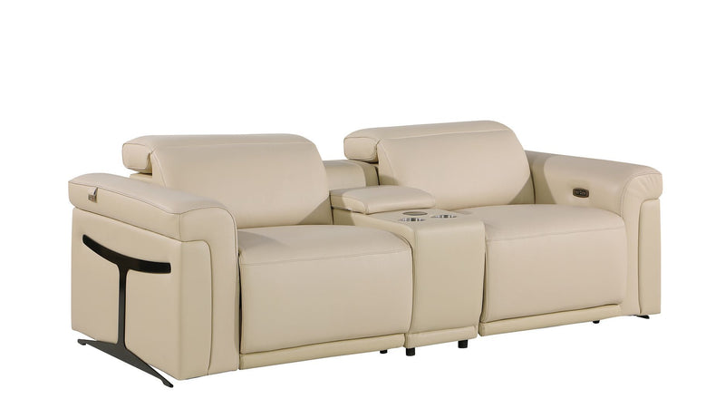 1126 - 7-Piece Modular Power Reclining Sofa, Loveseat & Chair Set In With 6 Power Recliners & Power Headrests