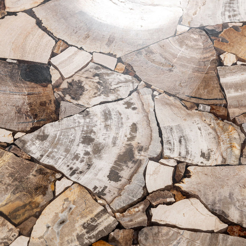 Norwest Petrified - Wood Console Table - Natural - R&R Furniture Gallery (Fountain Valley, CA)