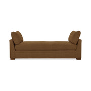 Classic Home Audrey daybed with a wooden frame and plush white cushions, ideal for a cozy bedroom or guest room setup.
