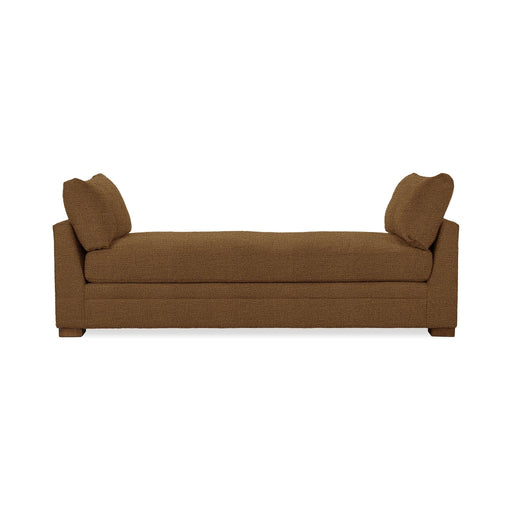 Classic Home Audrey daybed with a wooden frame and plush white cushions, ideal for a cozy bedroom or guest room setup.