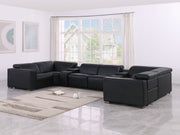 1208 - 8 Piece U Shaped Leather Sectional With 4 Power Recliners & Power Headrests - R&R Furniture Gallery (Fountain Valley, CA)