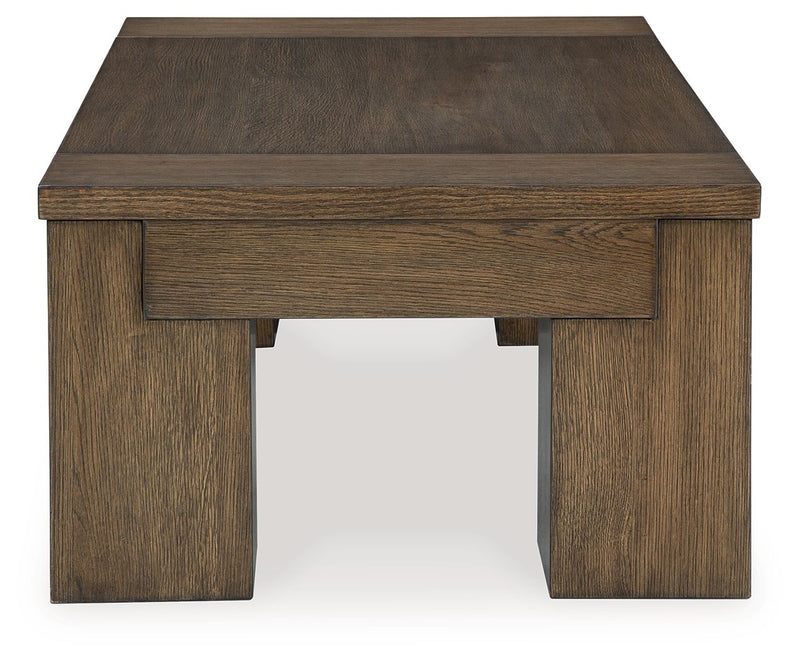 Rosswain - Lift Top Cocktail Table - Warm Brown - R&R Furniture Gallery (Fountain Valley, CA)