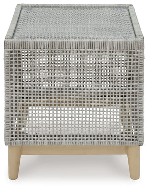 Seton Creek - Square End Table - Gray - R&R Furniture Gallery (Fountain Valley, CA)