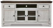 Havalance - Extra Large TV Stand - 4 Doors - Brown / Beige - R&R Furniture Gallery (Fountain Valley, CA)