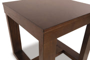 Watson - Square End Table - Dark Brown - R&R Furniture Gallery (Fountain Valley, CA)