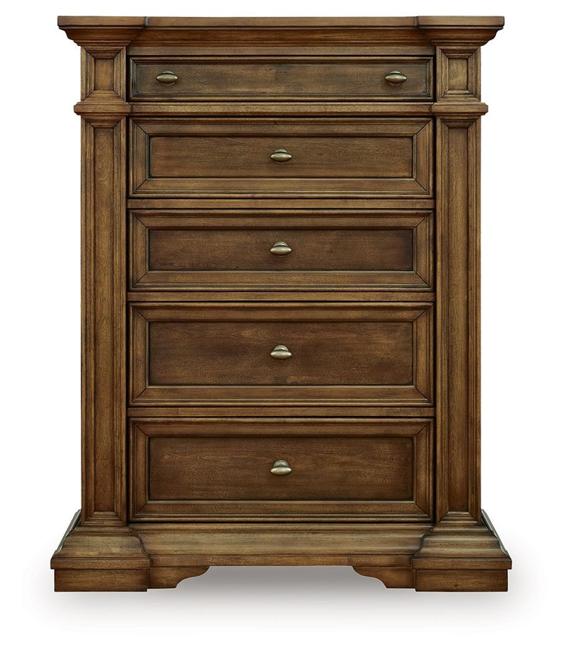 Frantanna - Five Drawer Chest - Brown - R&R Furniture Gallery (Fountain Valley, CA)
