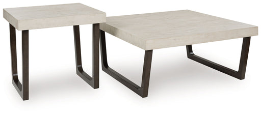 Westenfort - Occasional Table Set (Set of 2) - Espresso / Gray - R&R Furniture Gallery (Fountain Valley, CA)