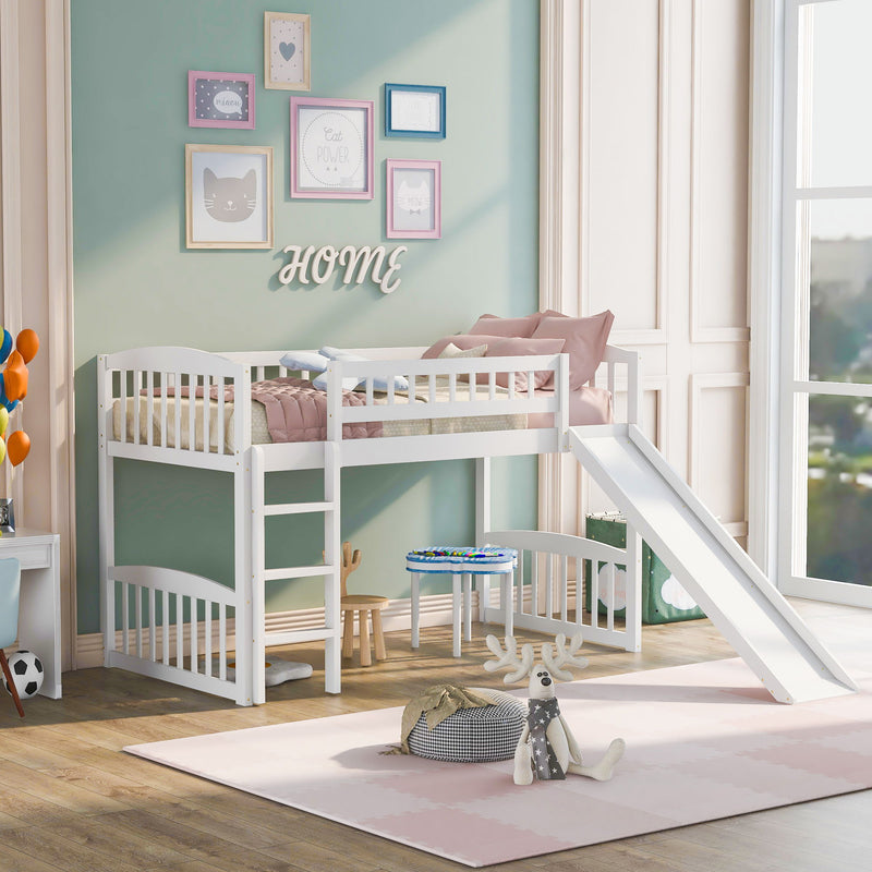 Loft Bed With Slide And Ladder - R&R Furniture Gallery (Fountain Valley, CA)