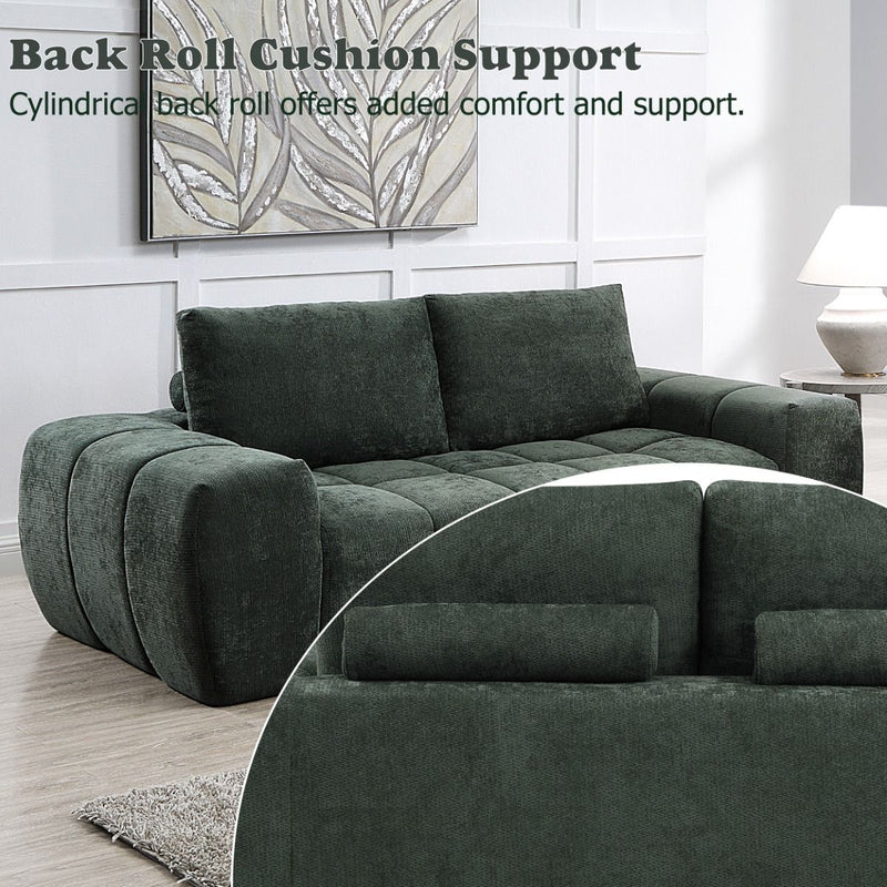 Medwin - Sofa - Green - R&R Furniture Gallery (Fountain Valley, CA)