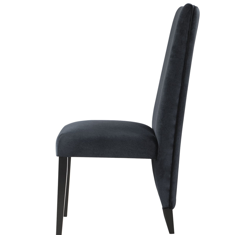 Set of two Stacey contemporary dining chairs by Global Furniture USA, featuring sleek design and modern upholstery.