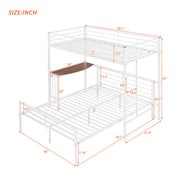 Bunk Bed With Desk, Ladder And Quality Slats For Bedroom - R&R Furniture Gallery (Fountain Valley, CA)
