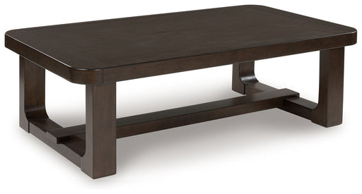 Breckington - Rectangular Cocktail Table - Dark Brown - R&R Furniture Gallery (Fountain Valley, CA)