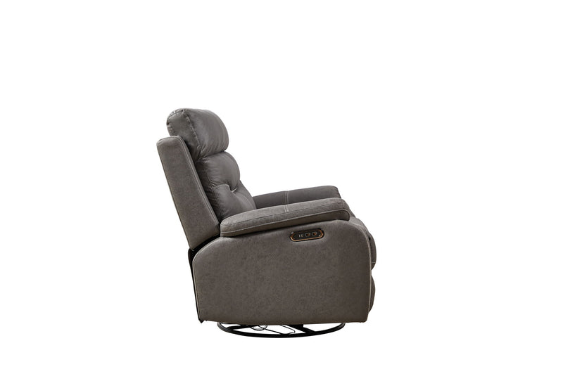 Refined Comfort Liyasi dual Okin motor swivel rocker recliner chair with headrest, 240° swivel, infinite position, power function