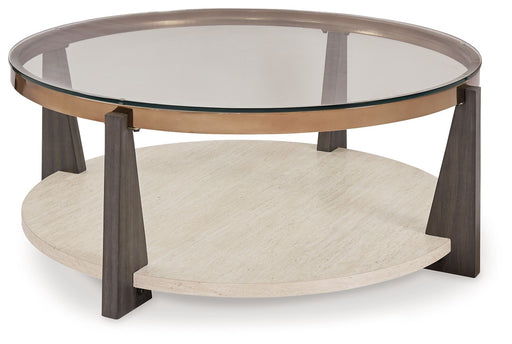 Frazwa - Round Cocktail Table - Multi - R&R Furniture Gallery (Fountain Valley, CA)