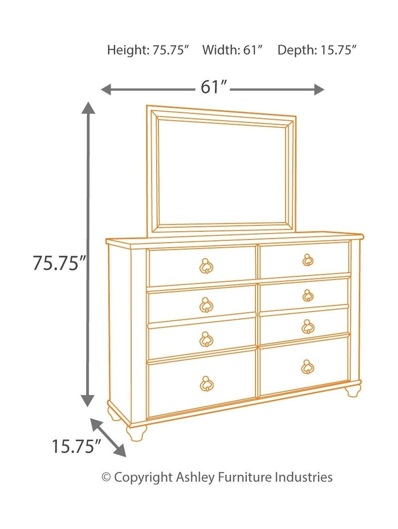Willowton - Sleigh Bedroom Set - R&R Furniture Gallery (Fountain Valley, CA)