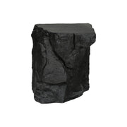 Black 8th Street indoor outdoor accent table with a sleek, modern design, suitable for living rooms or outdoor patios.