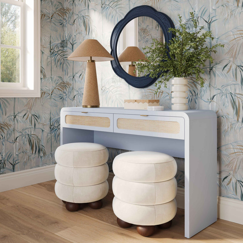Patty - Rattan Console Desk - R&R Furniture Gallery (Fountain Valley, CA)